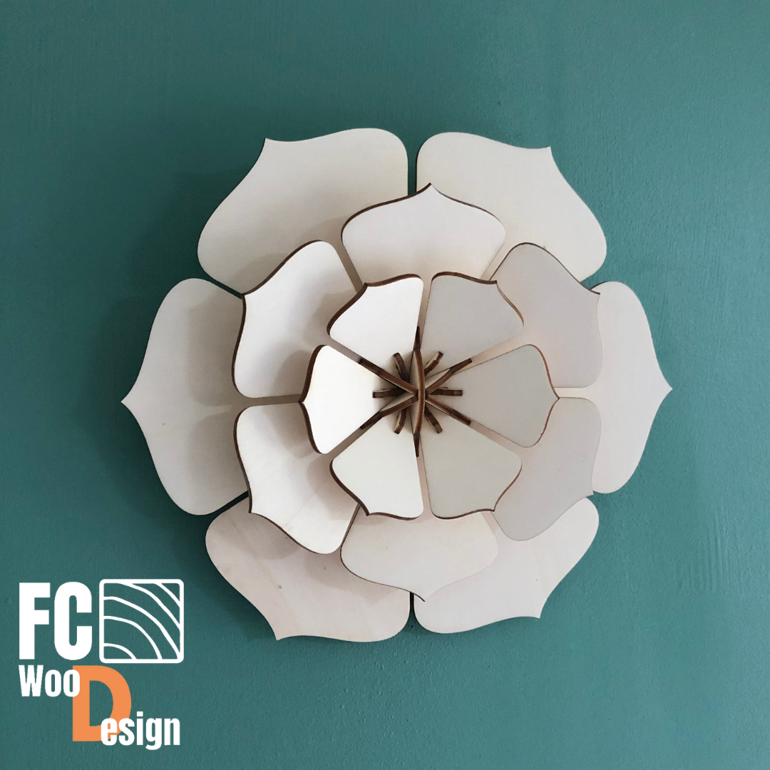 Fleur 6 branches 26CM - Kit DIY