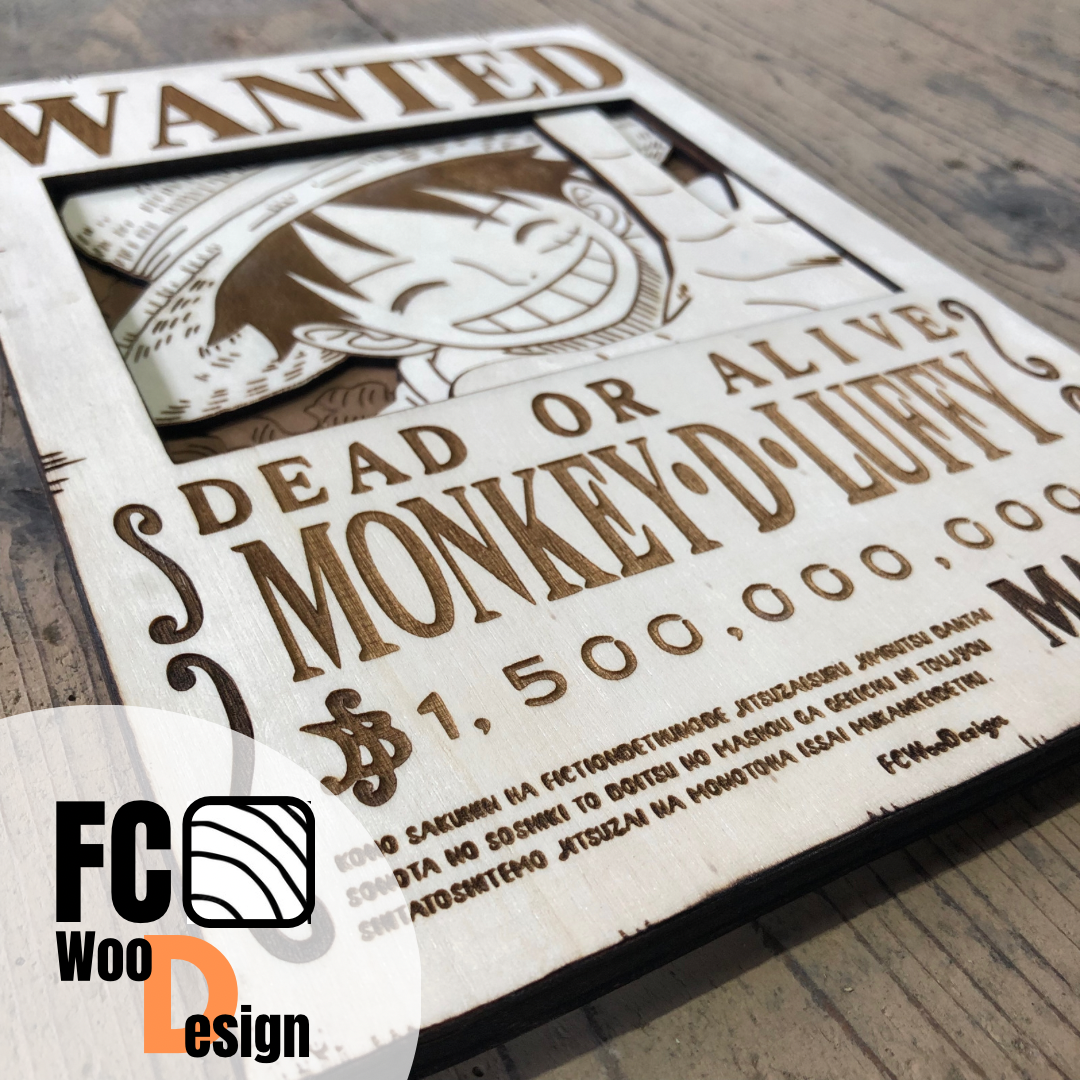 WANTED Monkey D Luffy