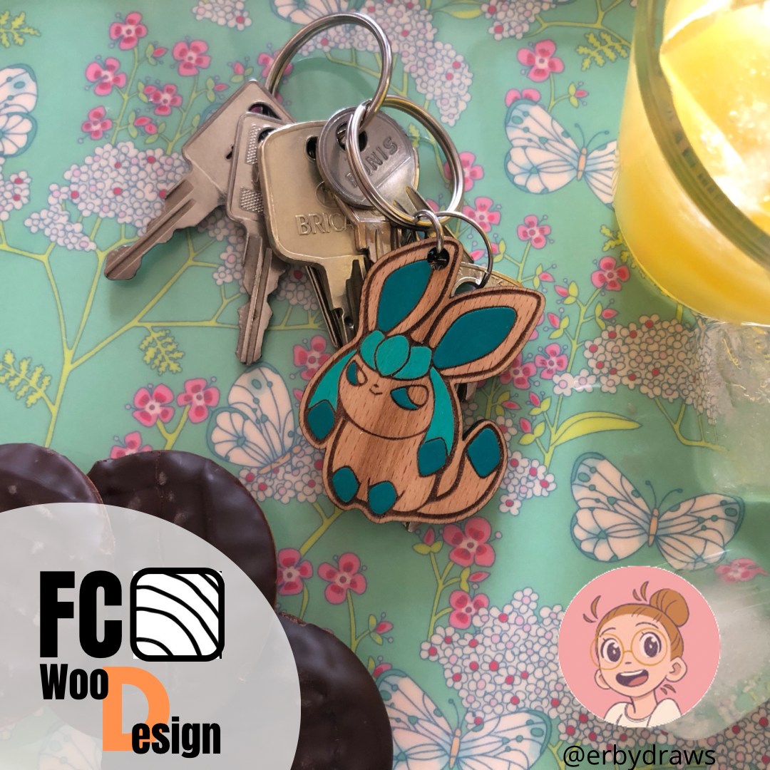 Eevee-tion keychain