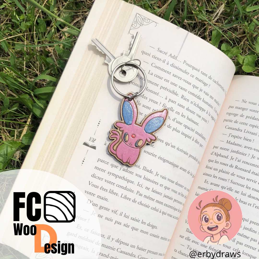 Eevee-tion keychain