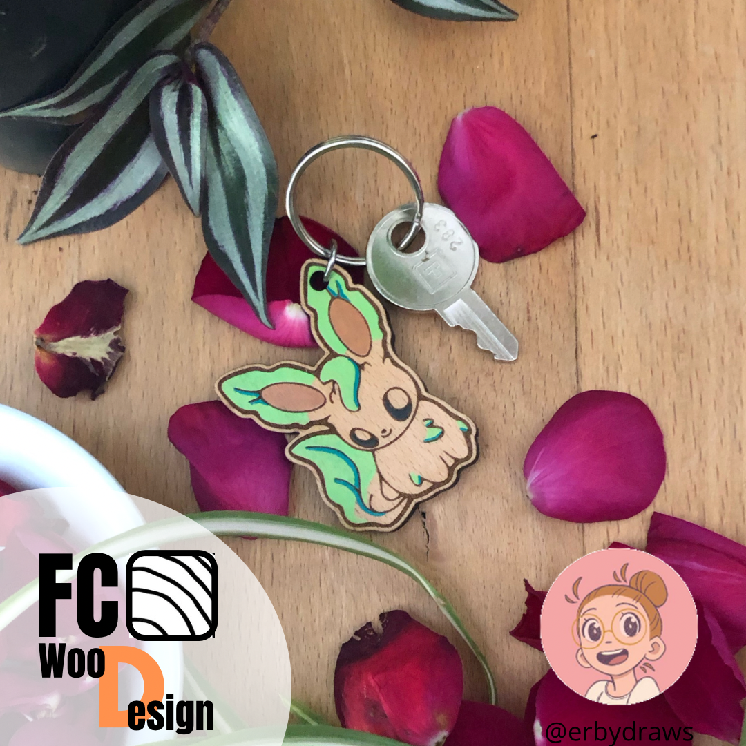 Eevee-tion keychain