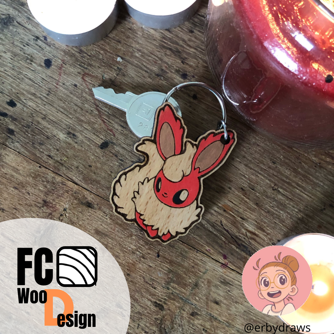 Eevee-tion keychain