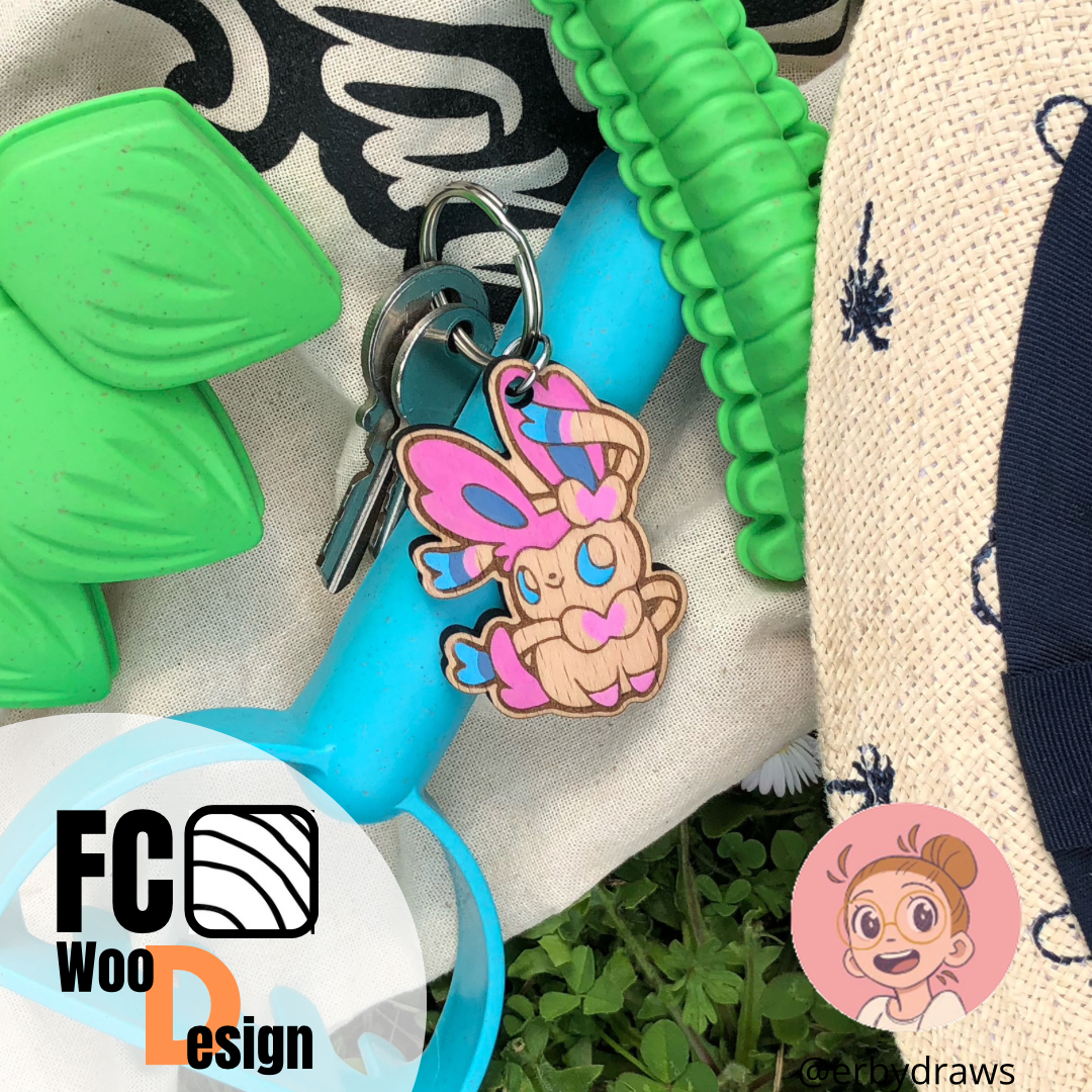 Eevee-tion keychain
