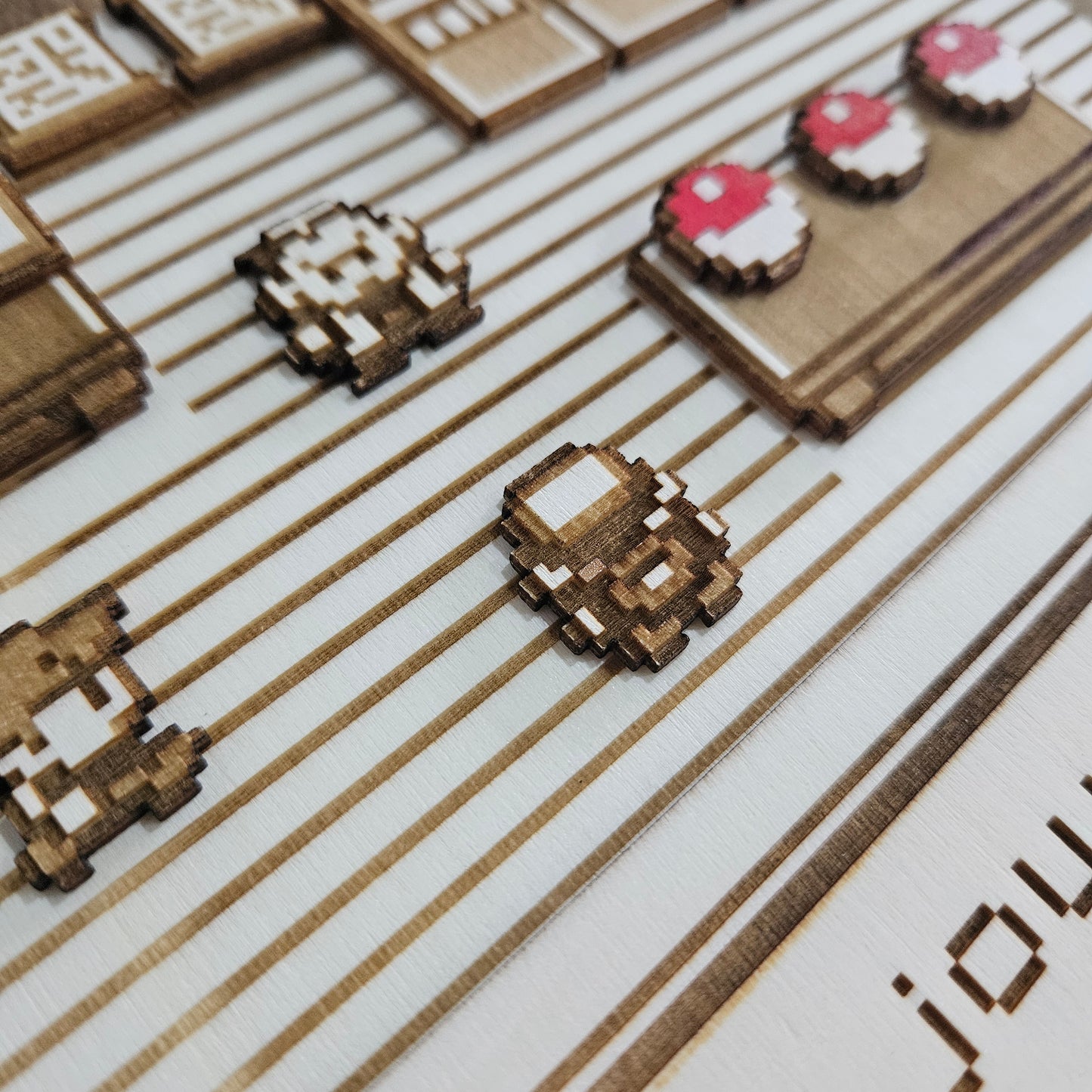 Tableau Ecran Game Wood - THE CHOICE 🌿💧🔥