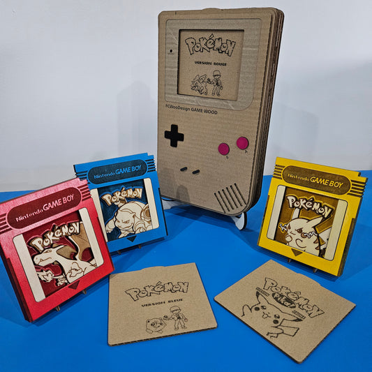 Game WooD - 3 première Cartouches Jaune/Bleu/Rouge