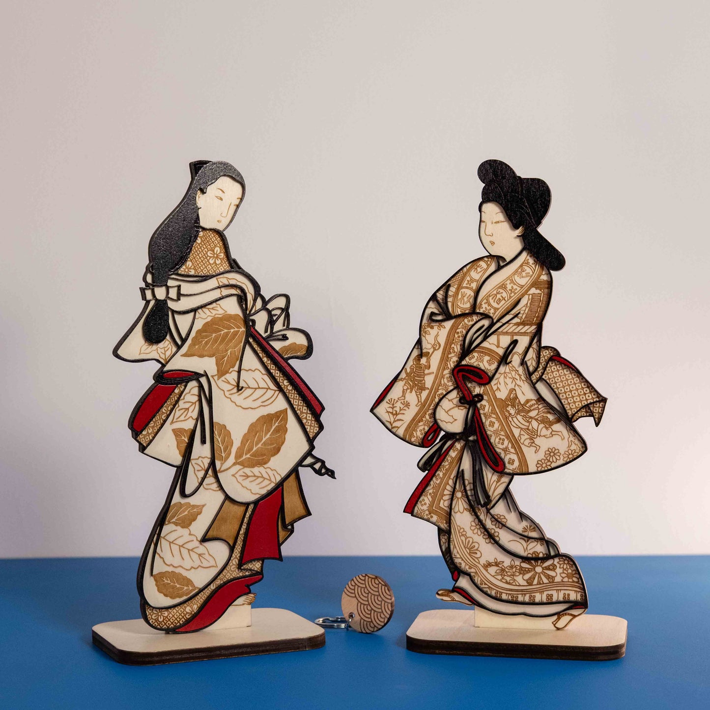 Estampe inverssée sur socle