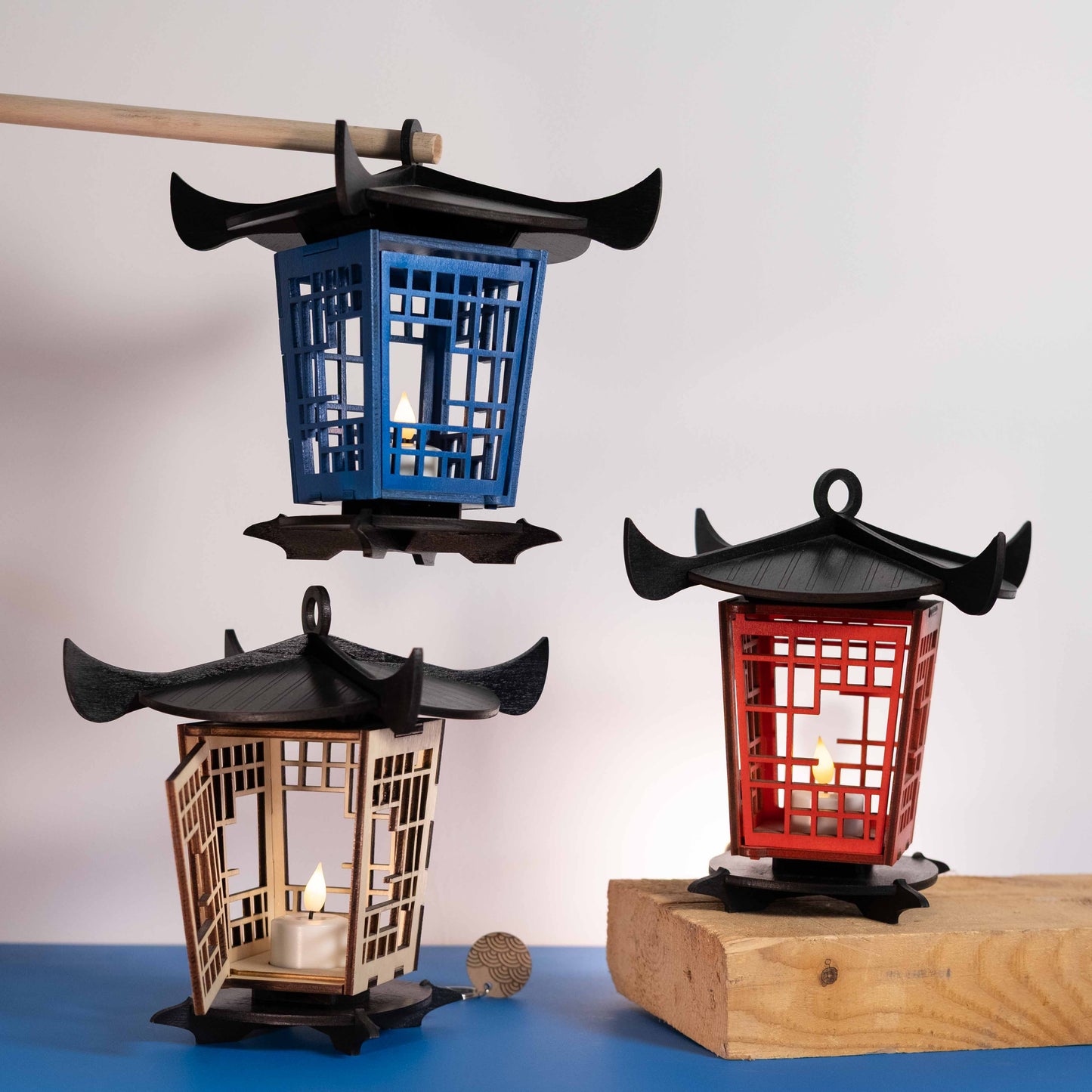 Lanterne Japonaise en Bois