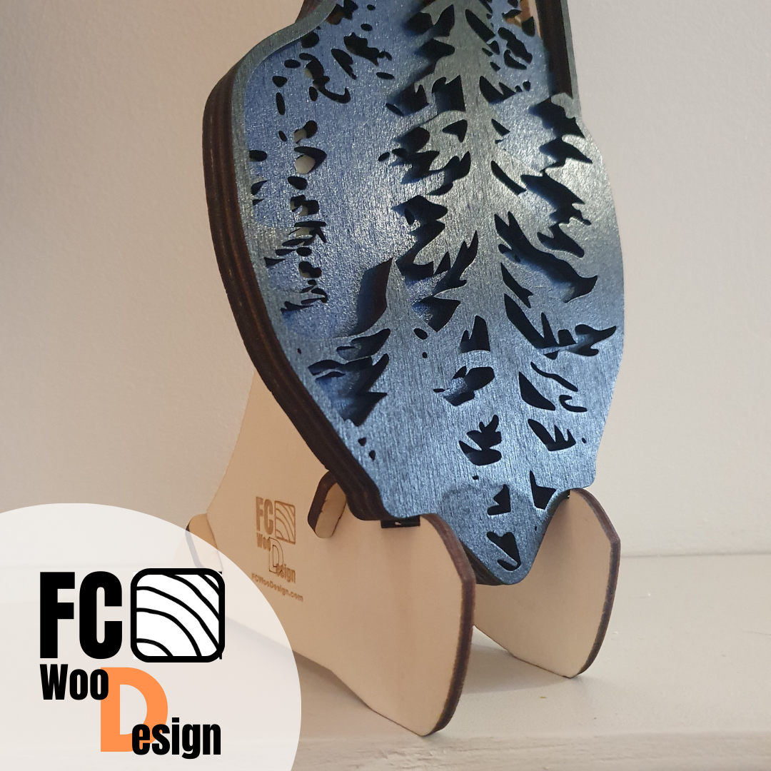 Buste de cerf 3D Forêt