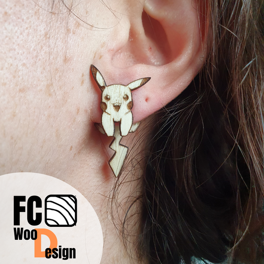 PIKA PIKA PIKACHU earrings